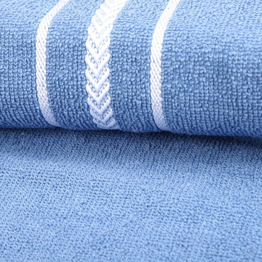 365 GSM Aqua Microfiber Bath Towel, , large