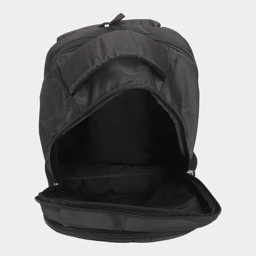 Black Polyester Backpack, , large image number null