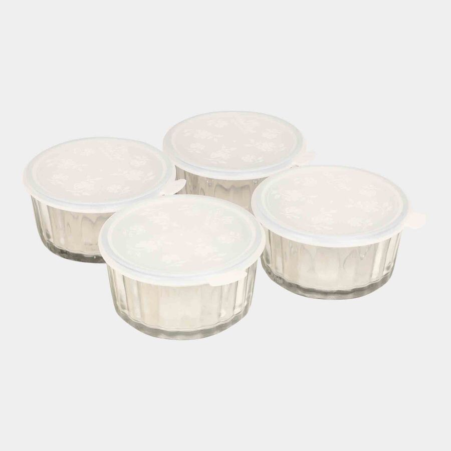 180 ml Glass Bowl, 10 cm Dia., Set of 4, , large image number null