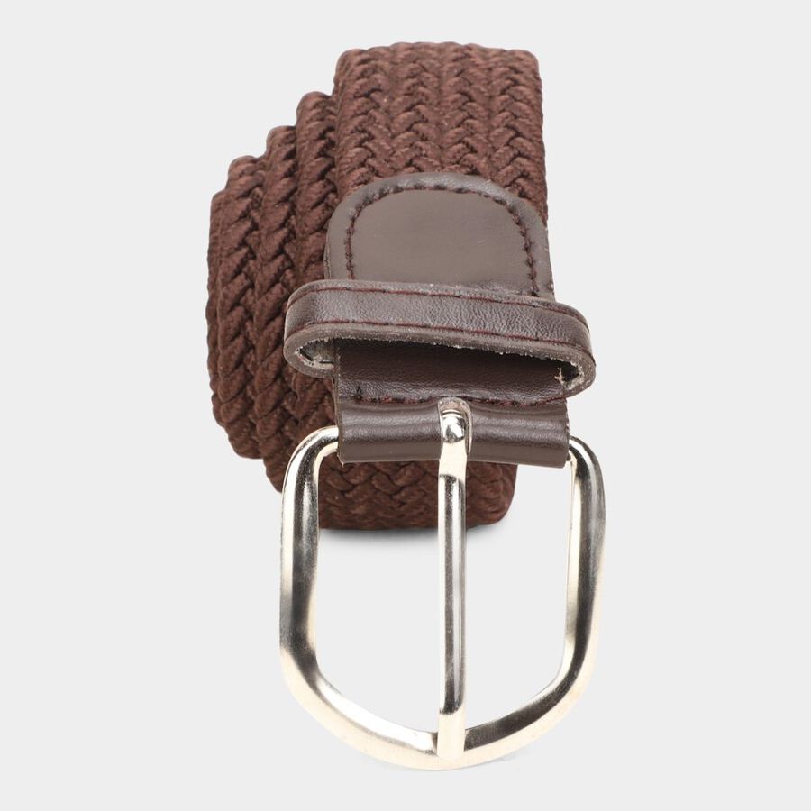 Women's Brown Nylon And Polyester Belt, , large image number null