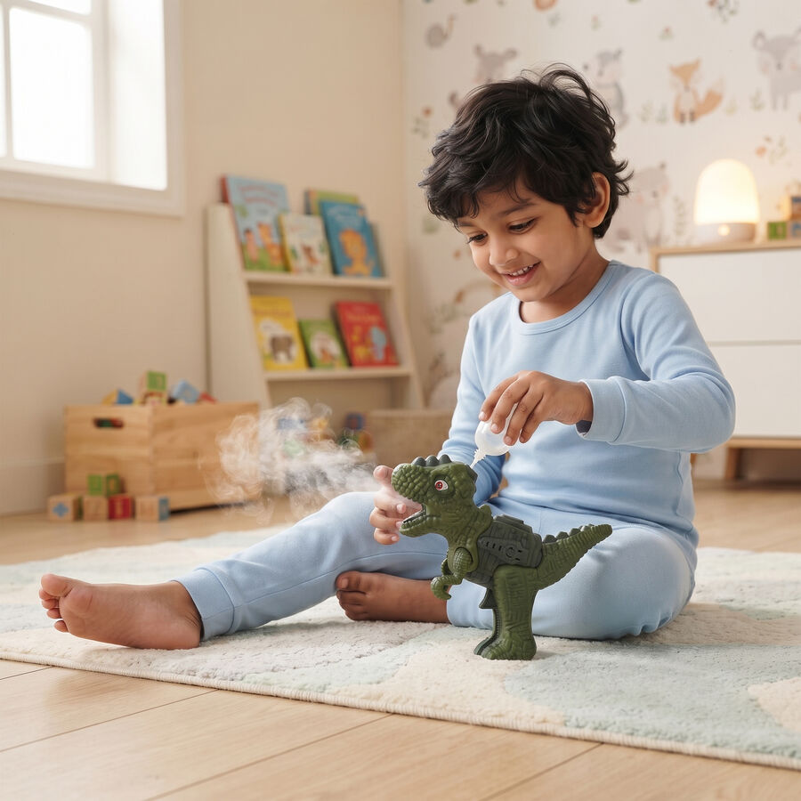 Kid's Dinosour Smoke Gun, , large