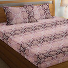 120 GSM Brown Microfiber Double Bedsheet, , small image number null