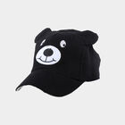 Kids' Black Fabric Cap, , small image number null