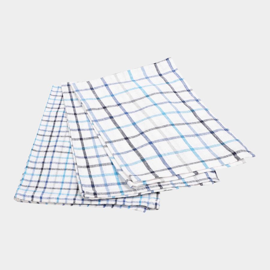 Cotton Kitchen Napkin, Set of 3, 120 GSM, 38 X 58 cm, , large image number null