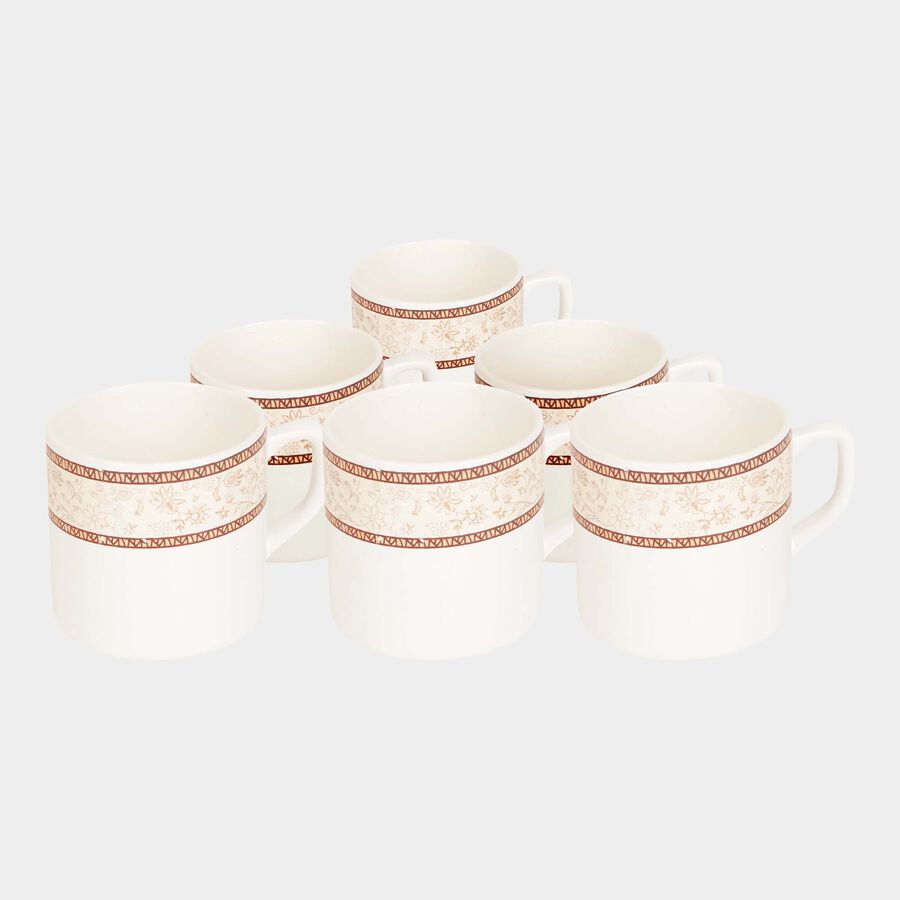 120 ml Stoneware Cup, Set of 6, , large image number null