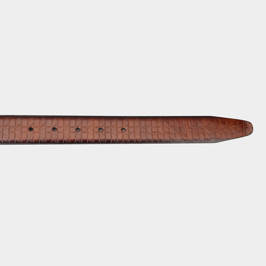 Men's Tan Polyurethane Casual Belt, , large image number null