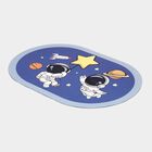 Anti-Skid Blue Polyester Bath Mat, , small