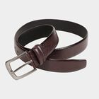 Men's Brown Polyurethane Casual Belt, , small