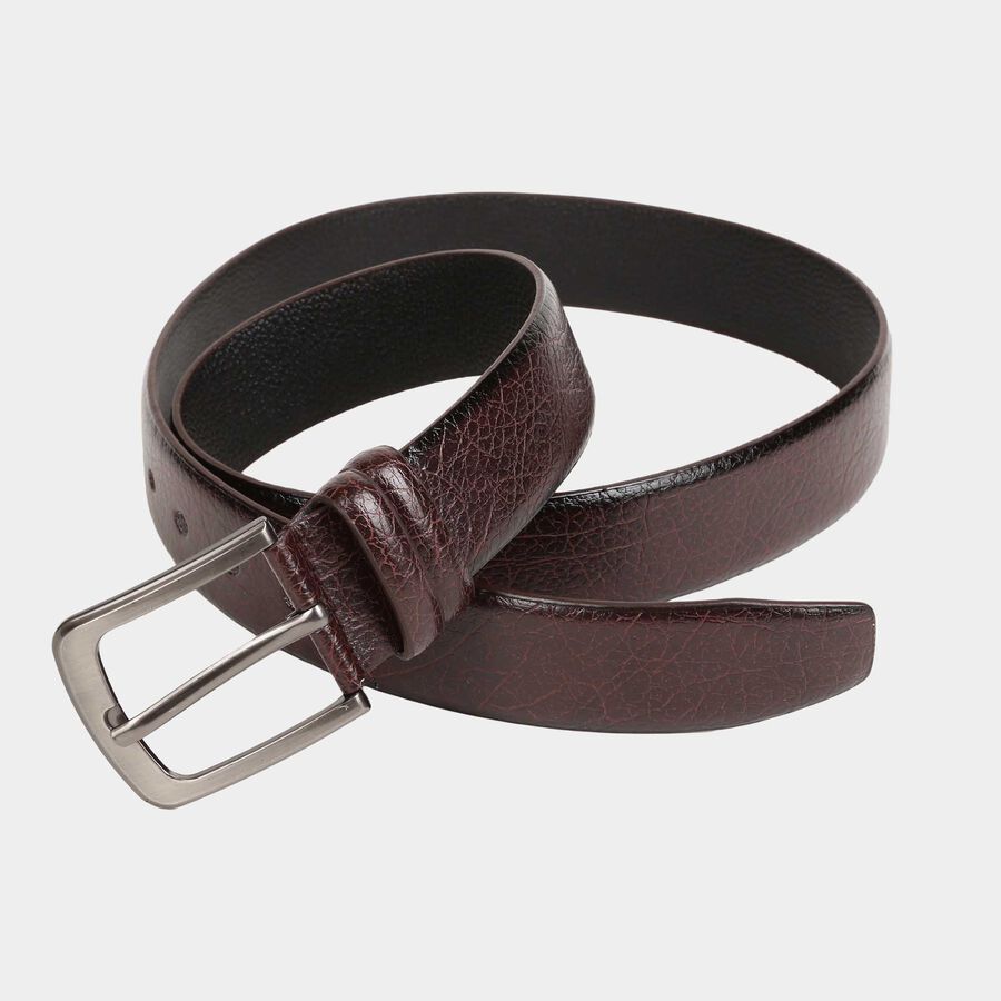 Men's Brown Polyurethane Casual Belt, , large