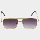 Men's Metal Gradient Rectangle Sunglasses, , small image number null
