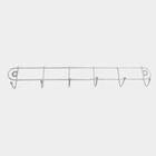 Mild Steel Wall Hanger with 6 Hooks, , small image number null