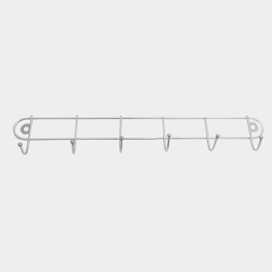 Mild Steel Wall Hanger with 6 Hooks, , large image number null