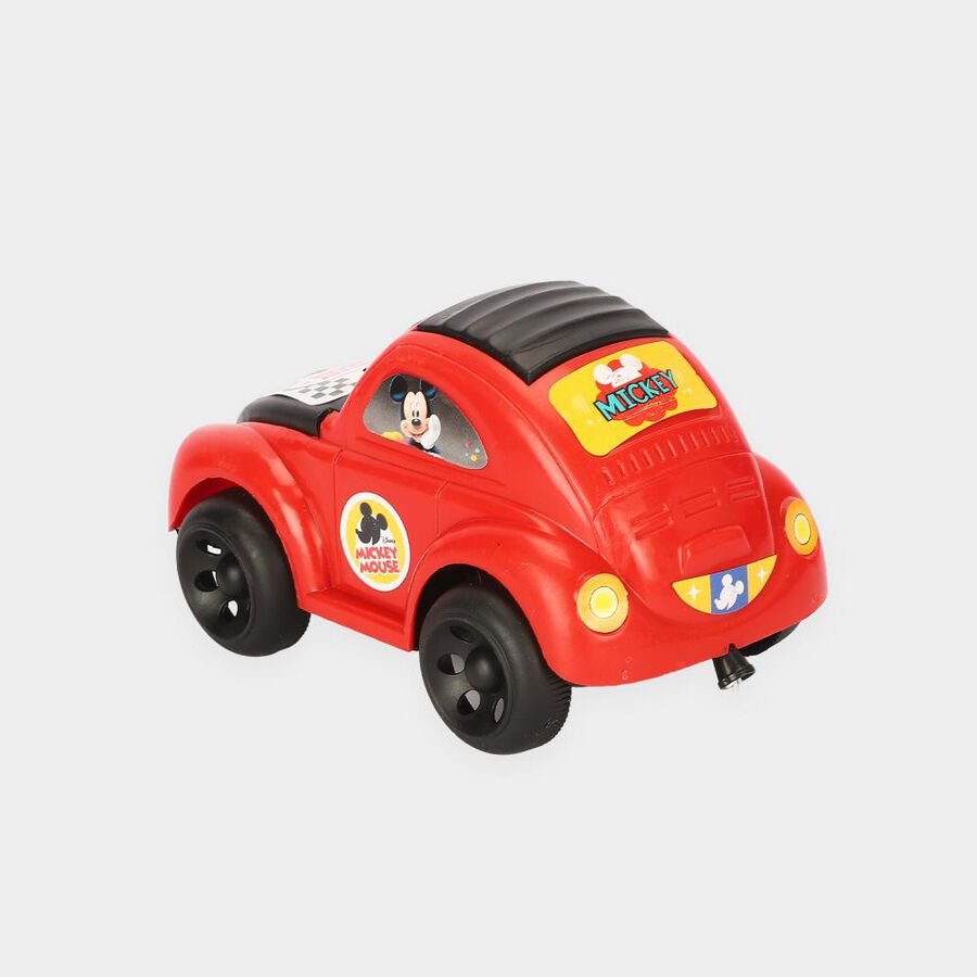 Kid's Disney Mickey Mouse Pull String Toy Car, , large