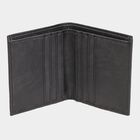 Men's Black Polyurethane Wallet, , small image number null
