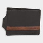 Men's Black Polyurethane Wallet, , small image number null