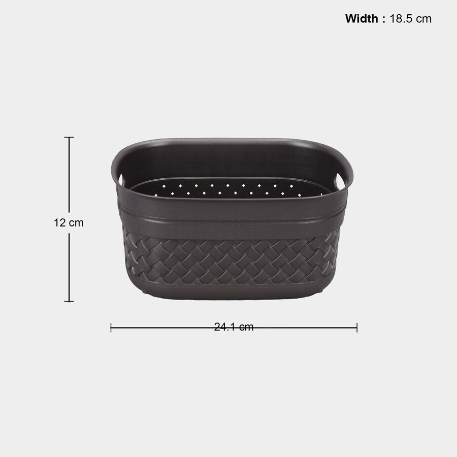 Brown Small Plastic Basket, , large image number null