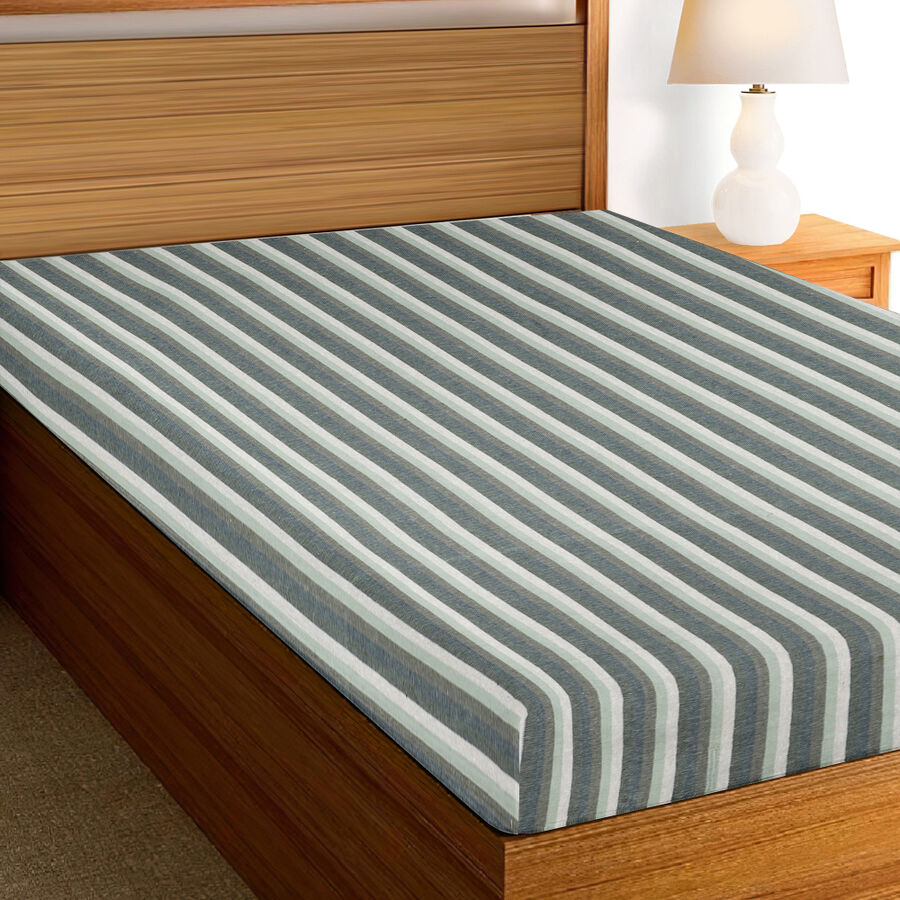 Green Polyester Cotton Bedcover, , large image number null