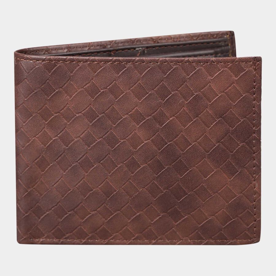 Men's Brown Polyurethane Wallet, , large image number null