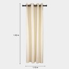 5ft. Cream Window Curtain, , small image number null