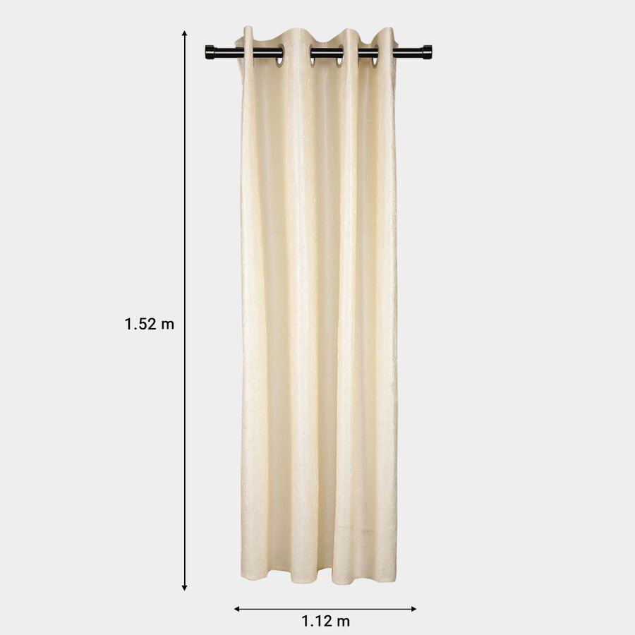 5ft. Cream Window Curtain, , large image number null