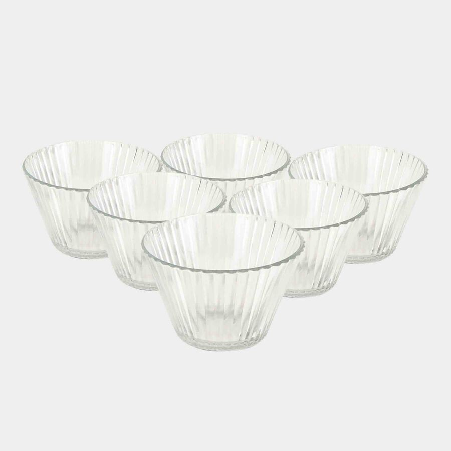 Glass Bowl, Set of 6, , large image number null