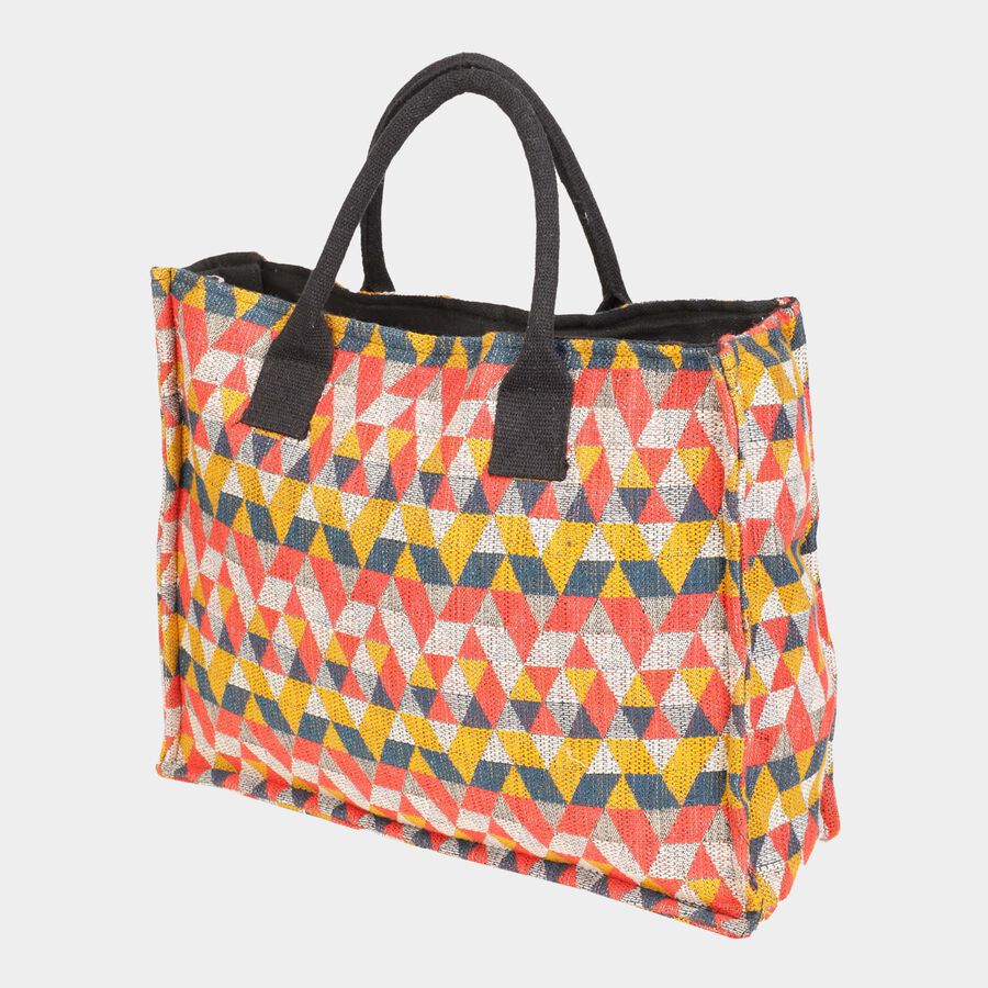 Women's Printed Canvas Tote Bag, Large, , large image number null