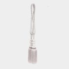 Grey Microfiber Tieback Rope, , small image number null
