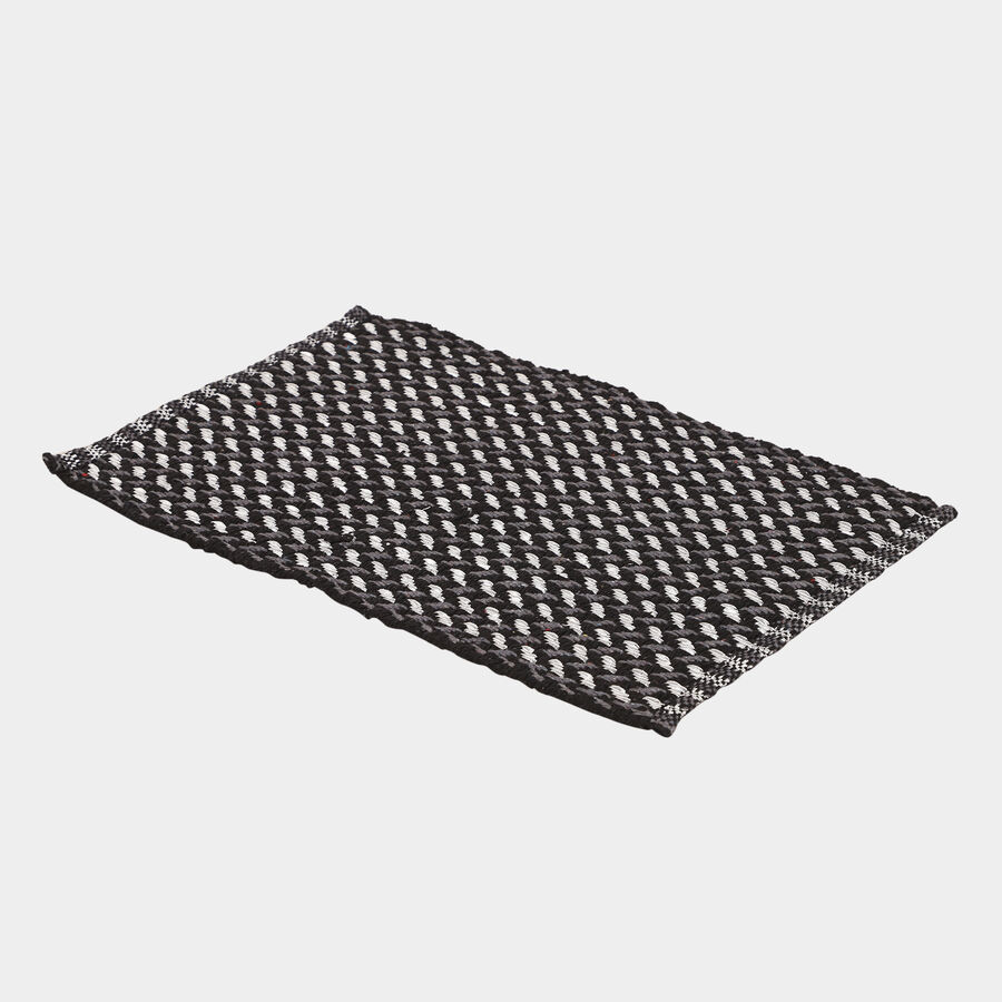 Grey Cotton Blend Rugs, , large image number null