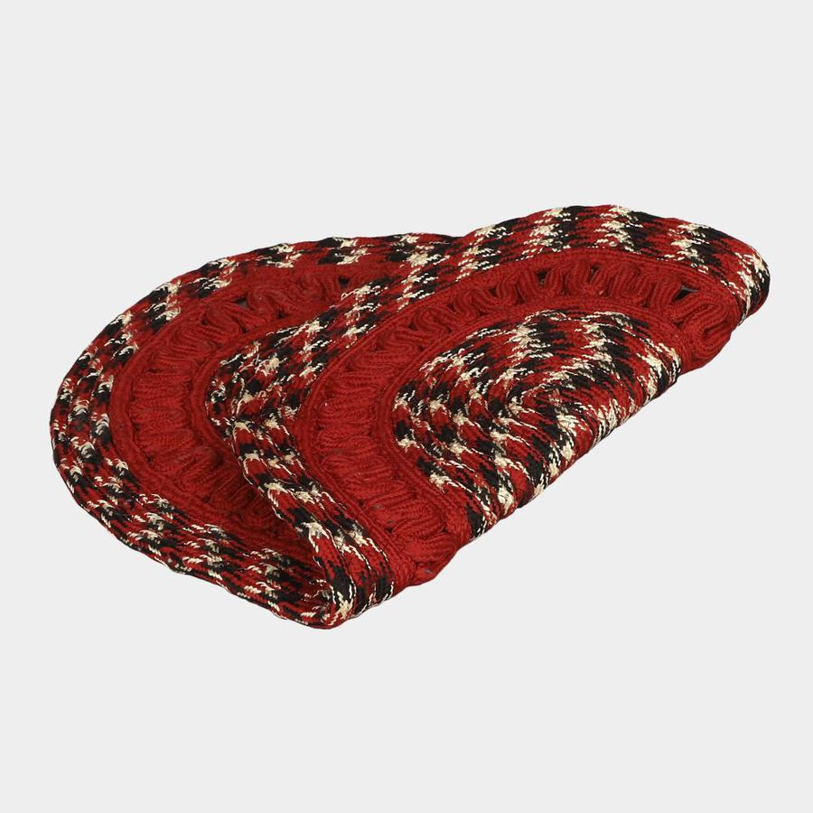 Maroon Polyester Rug, , large image number null