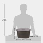 Brown Plastic Basket, , small