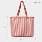 Women's Tan Polyurethane Tote Bag, , small image number null