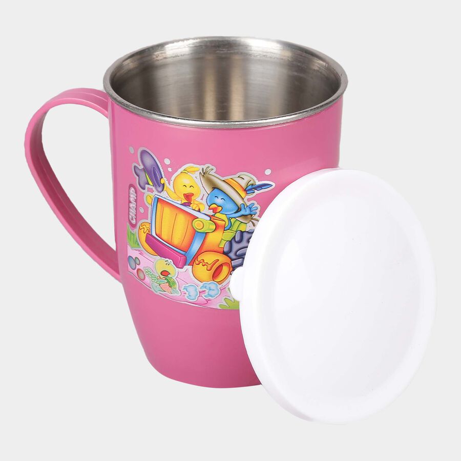 Plastic and Steel Mug, 225 ml, Microwave Safe, , large image number null