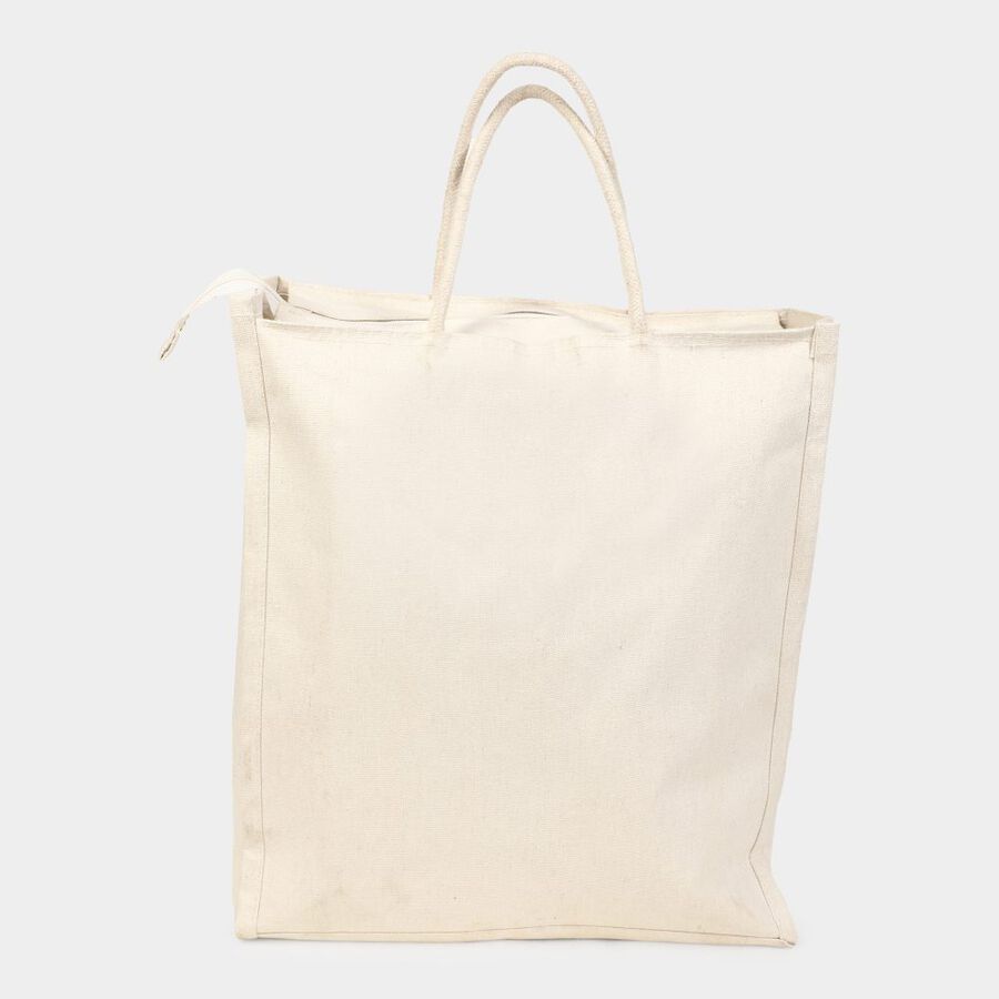 off-White Canvas Bag, , large