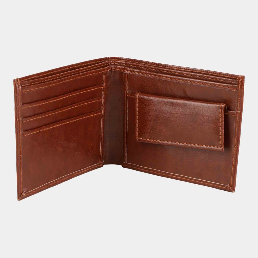 Men's Tan Polyurethane Wallet, , large image number null