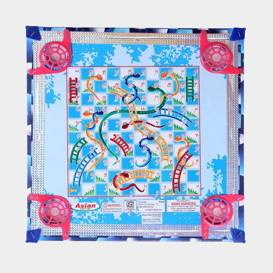 Wooden Carrom Board - Color/Design May Vary, , large image number null