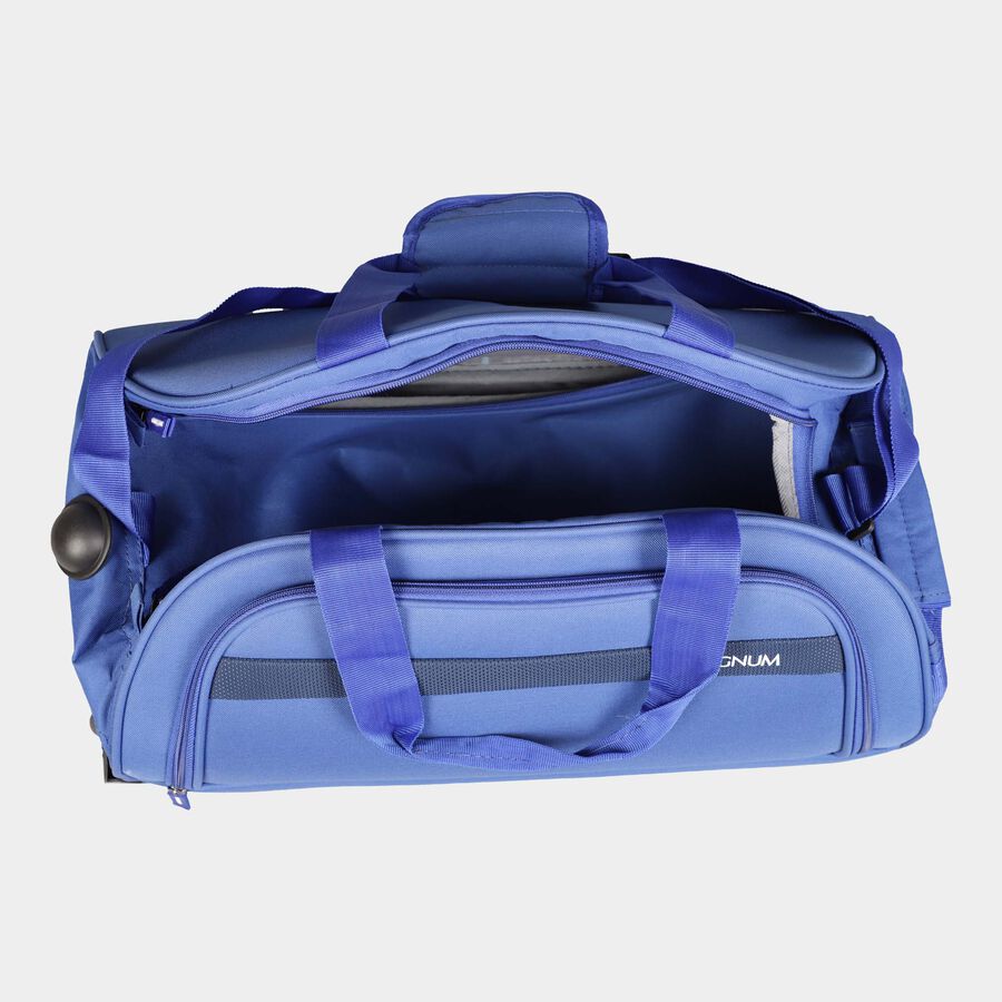 600 D Durable Fabric Duffle Trolley, Blue, 54 cm X 29 cm X 30 cm, , large image number null