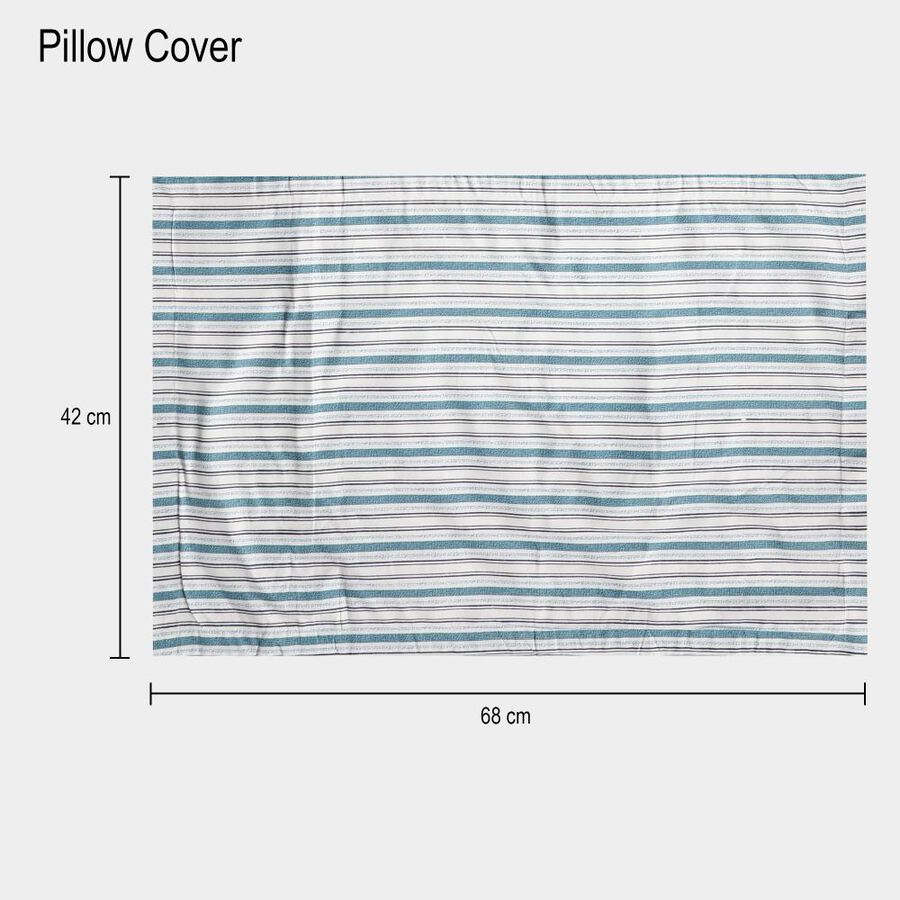 120 GSM Navy Blue Polyester Double Bedsheet, , large image number null