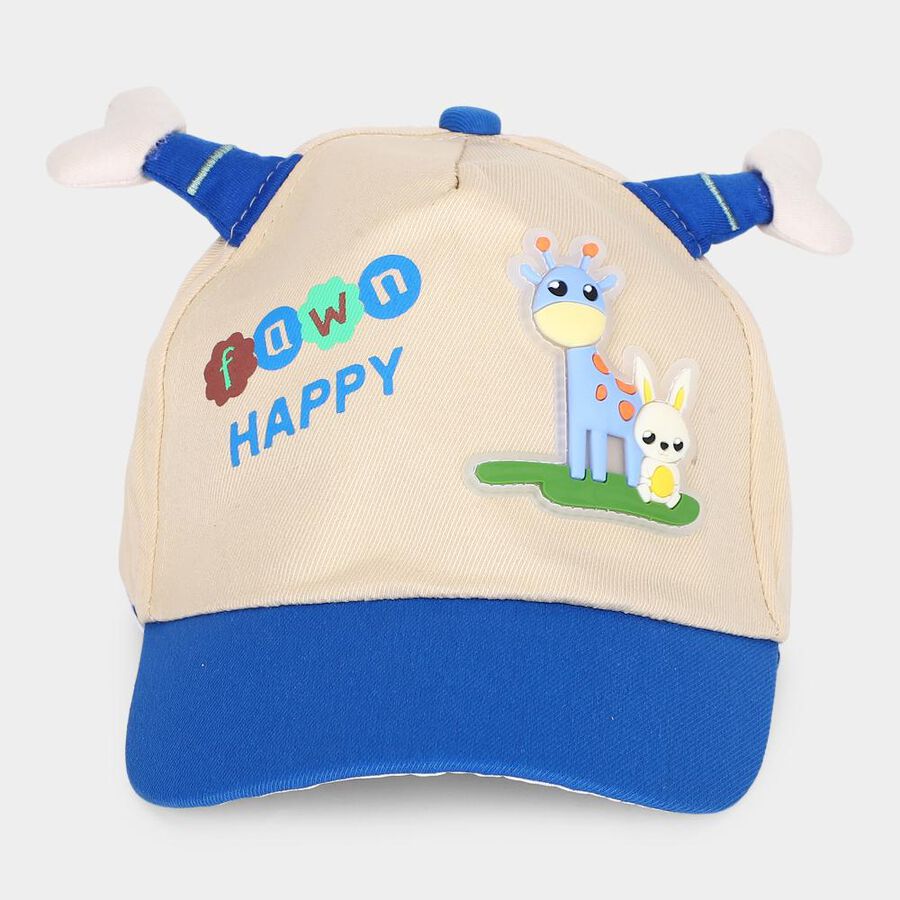 Kid's Blue Fabric Cap, , large