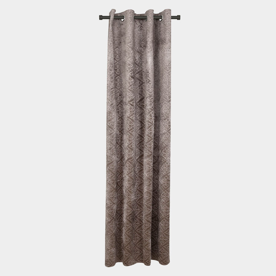 7ft. Grey Velvet Door Curtain, , large image number null