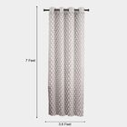 7ft. Grey Polyester Curtain, , small