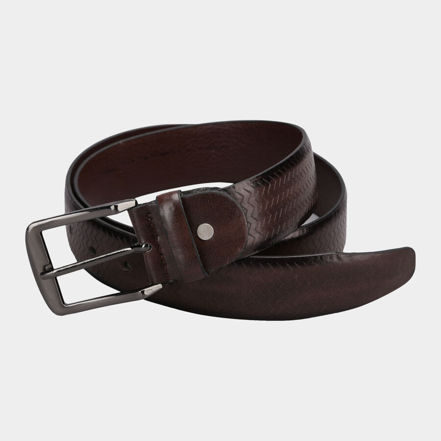 Men Casual Brown Belt (32 in.), , large image number null