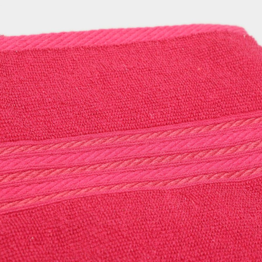 350 GSM Pink Cotton Bath Towel, , large