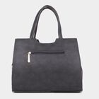 Women's Black Polyurethane Hand Bag, , small image number null