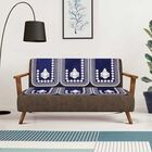 Blue Polyester Sofa Cover Set of 10, , small image number null
