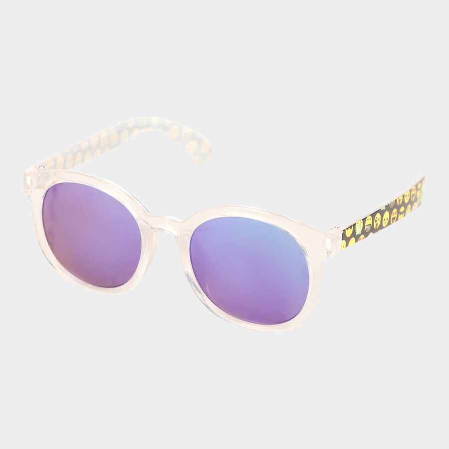 Kid's Metal Clear Glass Cat Eye/Butterfly Sunglasses, , large image number null