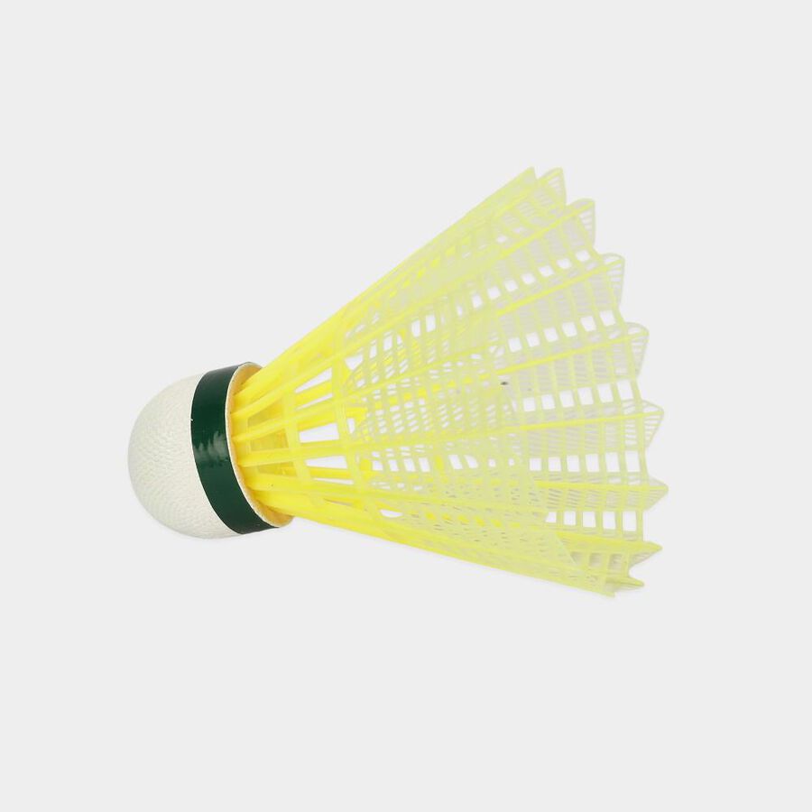 Kid's BSM Sports BSM-250 Badminton Plastic Shuttlecocks Set Of 6PCS, , large