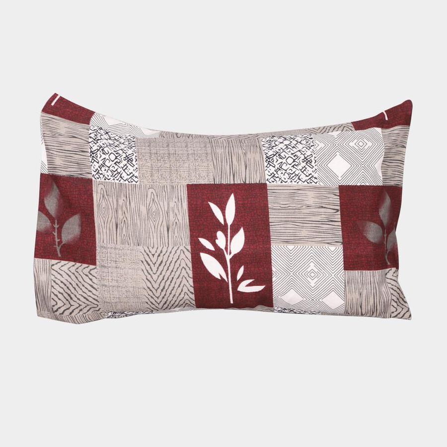 Maroon Microfiber Pillow Cover, , large image number null