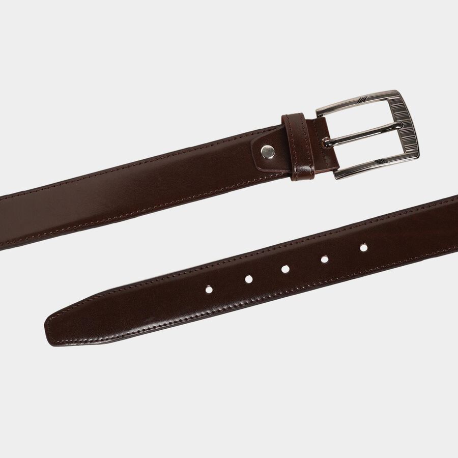 Men's Brown Polyurethane Formal Belt, , large image number null