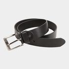 Men's Black Polyurethane Casual Belt, , small image number null