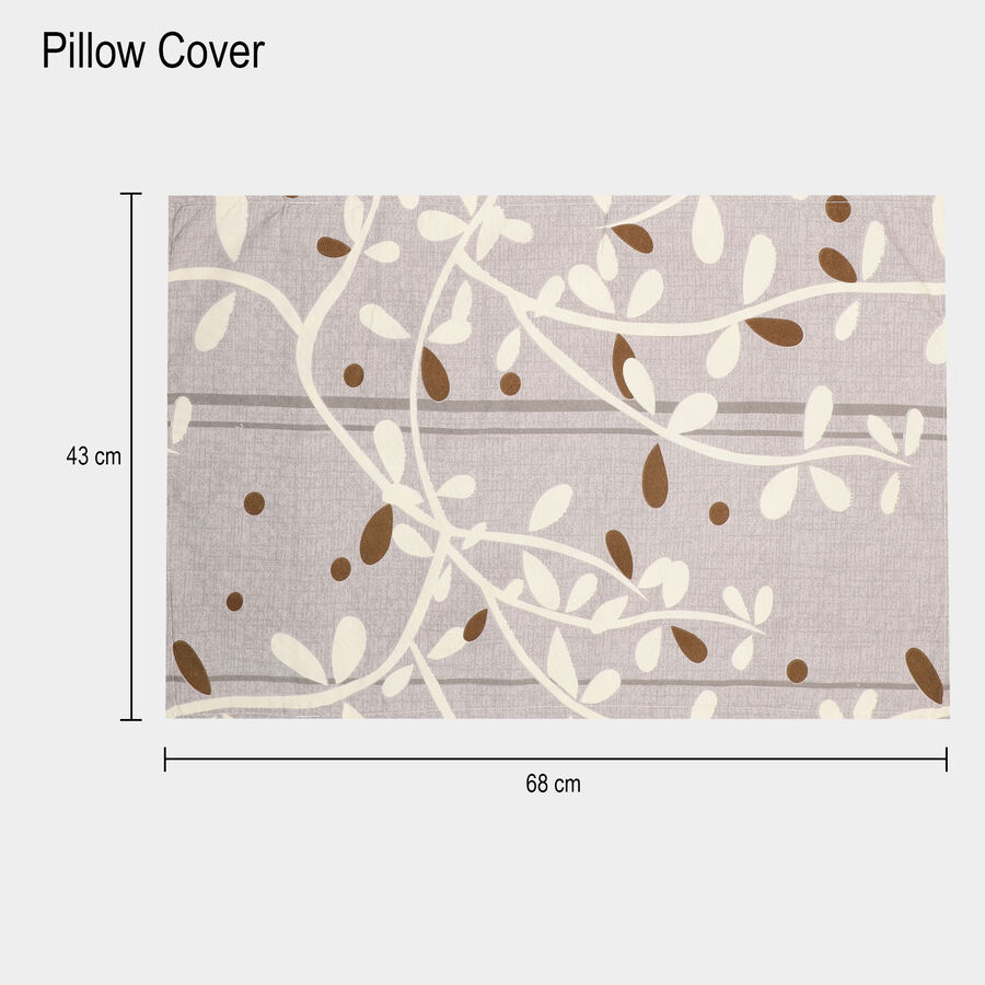 120 GSM Grey Microfiber Double Bedsheet, , large image number null